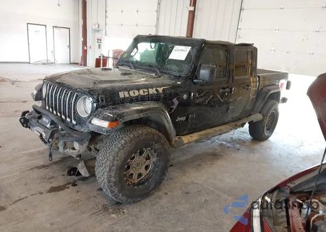 2020 Jeep Gladiator Overland 4X4 из США, поврежденный, VIN 1C6HJTFGXLL205759